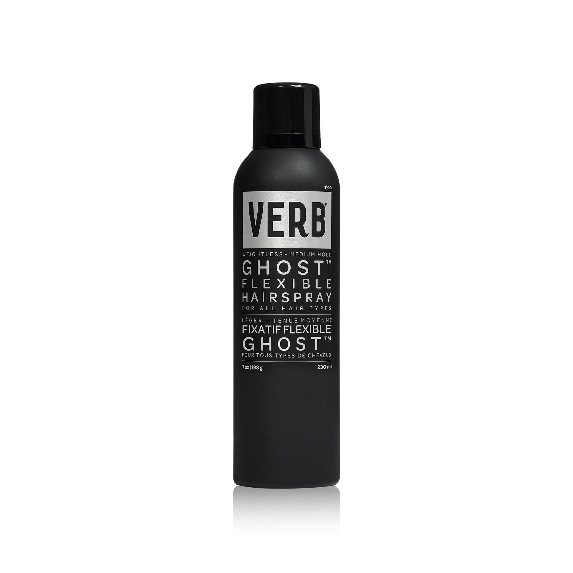 VERB Ghost Flexible Hairspray - Weightless Medium Hold - Infused with Moringa Oil - Anti-Frizz + Promotes Radiant Shine for All Hair Types