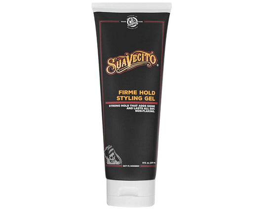 SUAVECITO Firme (Strong) Hold Styling Gel 8 oz -Original Scent, High Shine - Alcohol Free - Won't Dry or Flake, Lasts All Day, Works On All Hair Types And Textures