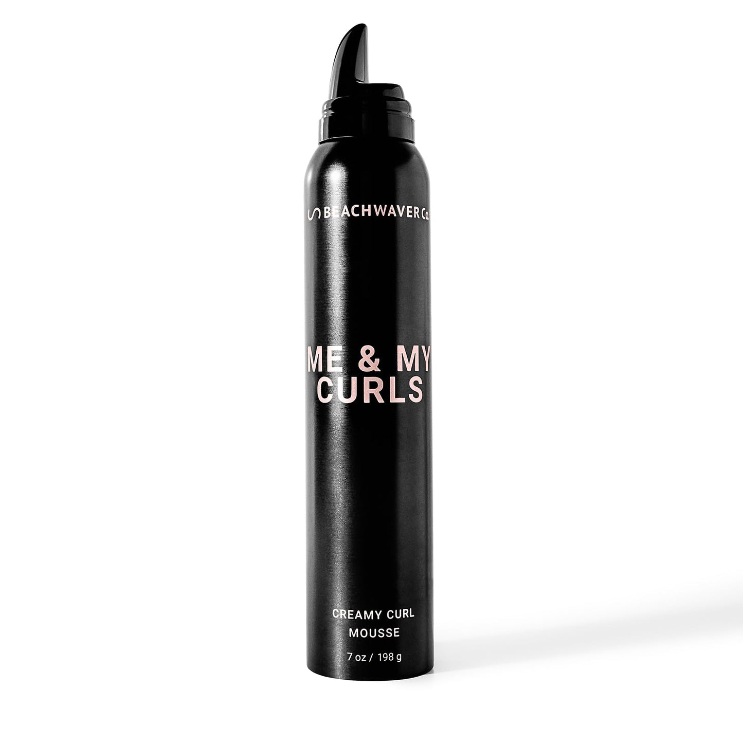 Beachwaver Me & My Curls Creamy Curl Mousse - Full Size (7 Oz) | Lightweight, Creamy Vegan Mousse For Curls, Coils, and Waves - Defines Natural Texture and Enhances Shine | Bondi Beach Day Fragrance