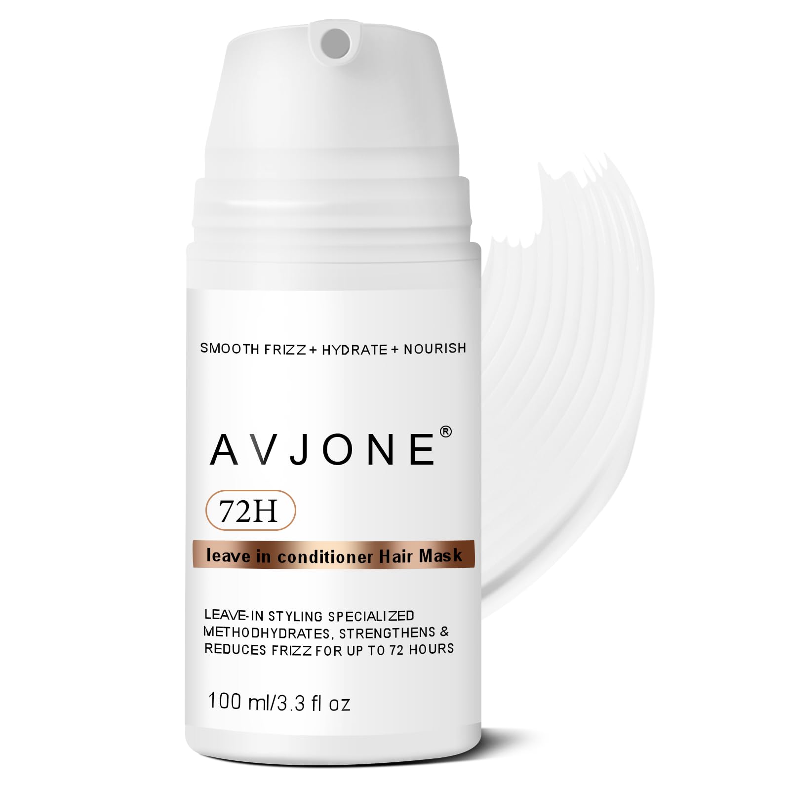 AVJONE leave in conditioner, Smooths, Conditions, & Strengthens, frizz control hair care products For All Hair Types, Moisturizes & Mends Split Ends, Reduces Breakage Protects Damaged Hair