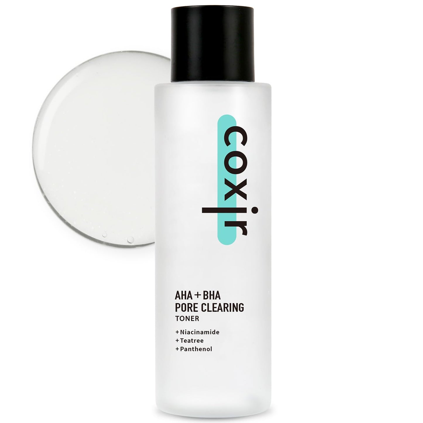 COXIR Tea Tree Pore & SEBUM Toner | Volcanic Water Toner, Oil Balance, Pore Minimizer, Sebum Control | Paraben Free, Cruelty Free, Korean Skin Care[150ml/5.07 fl.oz]