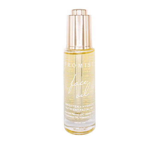 Nutrient Rich Face Oil Brighten + Hydrate, Dual Serum, Ultra-Clean Skincare, Vitamin C + Apricot Oil + Hyaluronic Acid + Vitamin E, All Active Ingredients, No Fillers