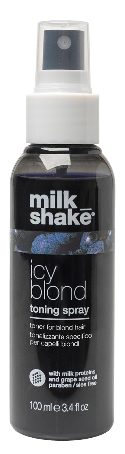 milk_shake Icy Blond Conditioner - Black Pigment Silver Conditioner for Very Light Blond and Platinum Hair