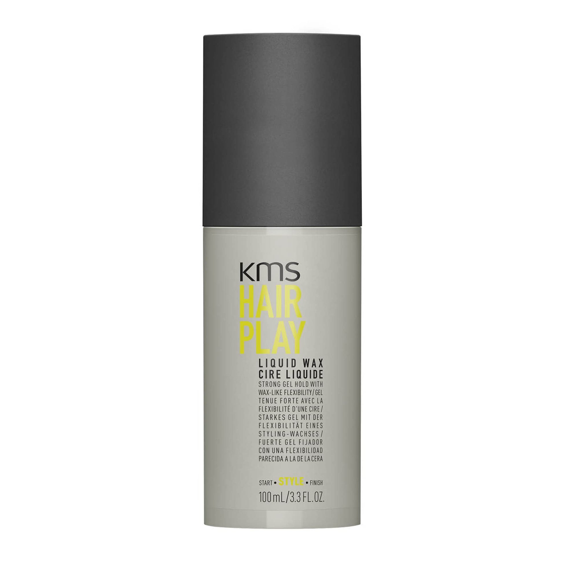 KMS HAIRPLAY Flexible Hold and Shine Liquid Wax Styler , 3.3 Fl Oz