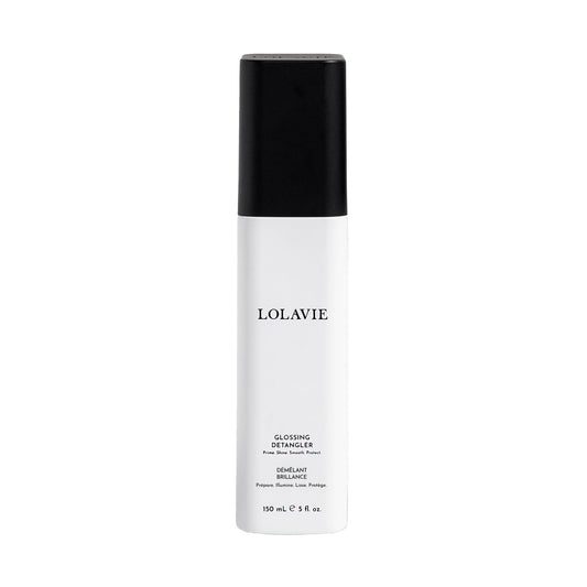 LolaVie Glossing Detangler - 5 oz - Delivers 15x Softer, Smoother Hair & 99% Reduction in Flyaways - 450-Degree Heat Protectant - Color Safe - All Hair Types