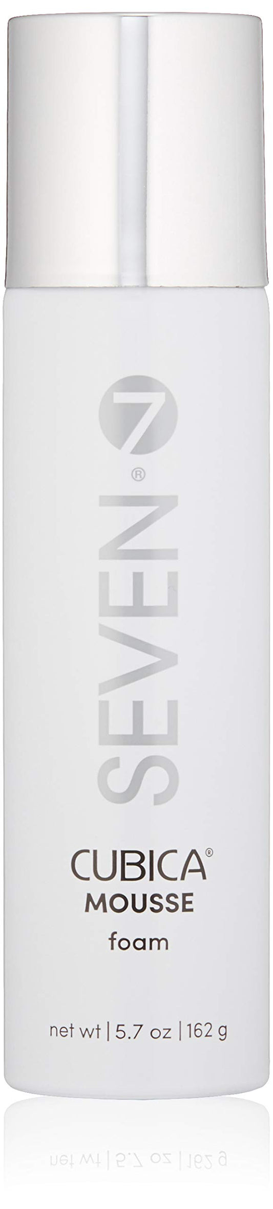 SEVEN Cubica Hair Mousse for Curly Hair, Wavy, Fine, Braids, Curls, Volumizing Silicone Free Mousse Foam for Frizz Control, Cruelty Free, Made in USA, 5.7 oz