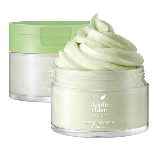 Ariul Apple Cider Whipping Cream Cleanser Effective Pore Cleansing, Refreshing & Balancing, Rich Foam with Natural Ingredients, Korean Skin Care, 100g / 3.38 oz