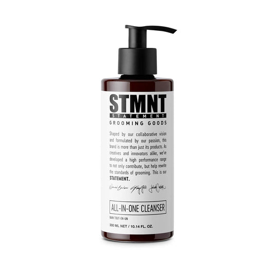 STMNT Grooming Goods All-In-One Daily Cleanser | SLS/SLES Sulfates Free | Extra Caring Formula w/Activated Charcoal & Menthol