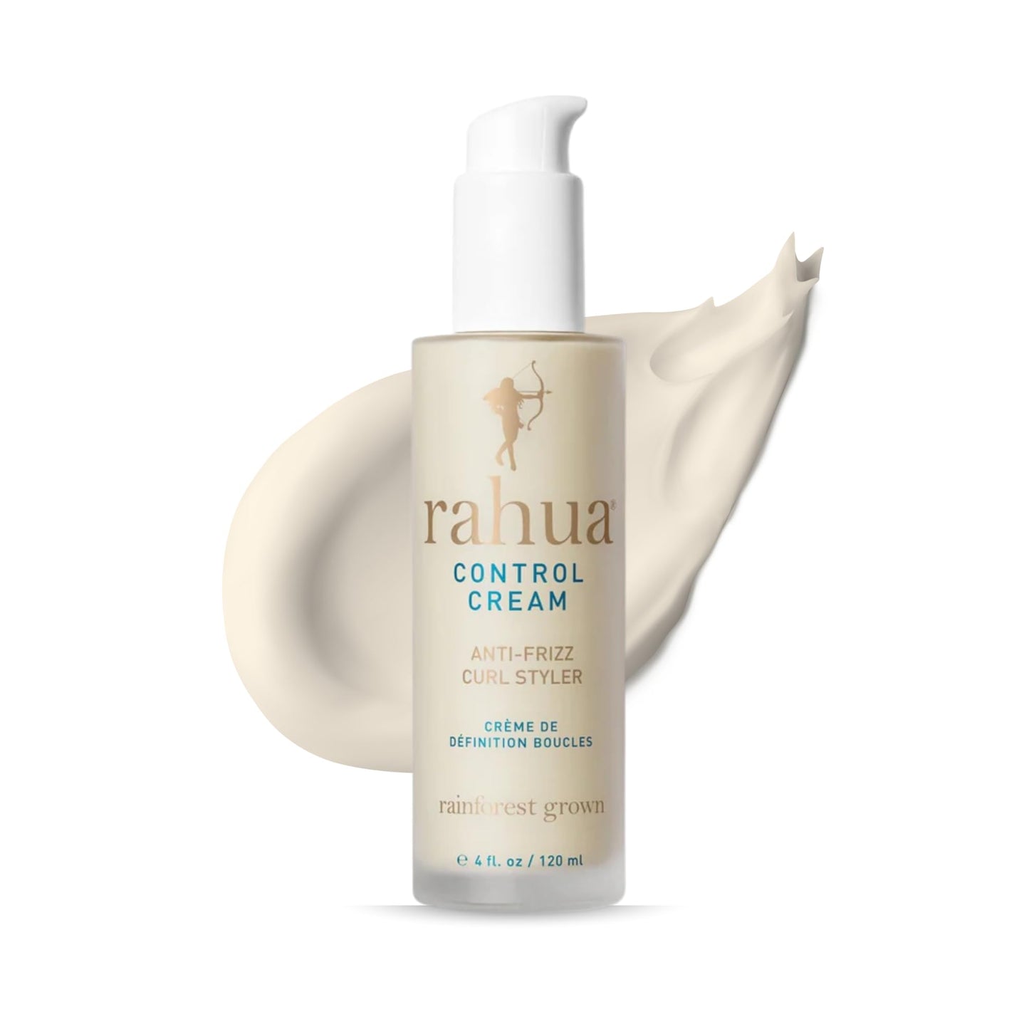 Rahua Control Curl Cream Styler, 4 Fl Oz, Anti Frizz Hair Styling Cream with Shea Butter for Soft, Defined Curls, Adds Texture, Shine, and Bounce, Nourishing Natural, Plant-Based Derived Ingredients