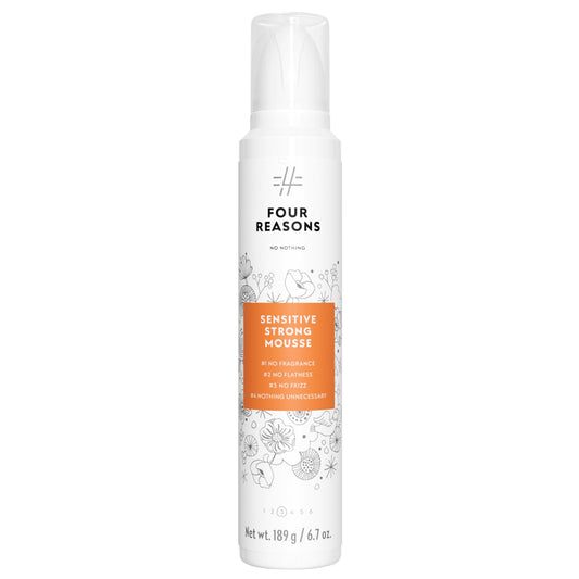 No nothing Very Sensitive Strong Hair Mousse - Volumizing, Hypoallergenic, Fragrance, Paraben & Alcohol Free, Unscented, Gluten & Soy Free - 6.8 oz (New Packaging)