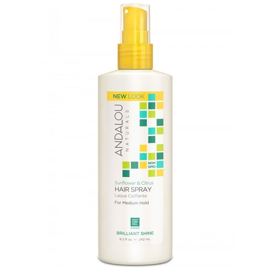 ANDALOU NATURALS Medium Hold Hair Spray Sunflower and Citrus - 8.2 fl oz