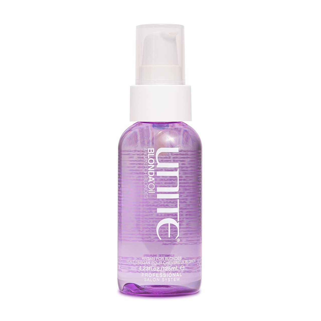 UNITE Hair BLONDA Oil Clear Argan Oil Blonde Shines, Smooths, Tames Frizz, Protects, 4.23oz