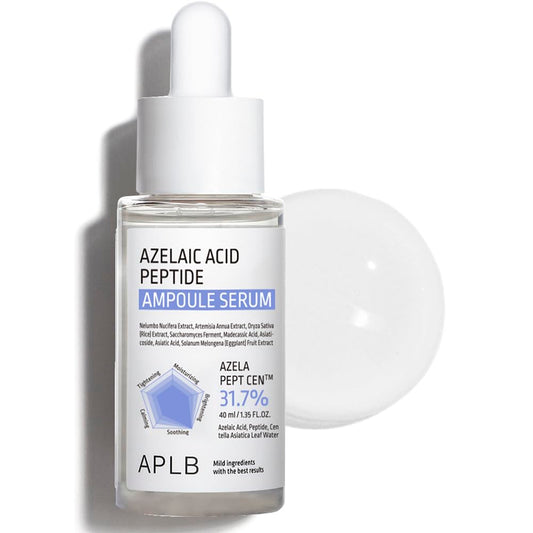 APLB Azelaic Acid Peptide Ampoule Serum | AZELA PEPT CENª 31.7% 1.35 FL.OZ/Korean Skincare, Acne care, Improve skin elasticity, Sensitive skin, Revitalize for gentle and improve skin texture