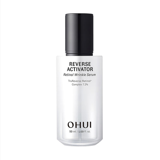 O HUI Reverse Activator Retinol Fine Wrinkle Serum | Korean Skin Care | Comfortable Retinol Serum for Face | Minimal to no irritation | Peptide | Fine Lines & Wrinkles Visibly Reduced by 45%*