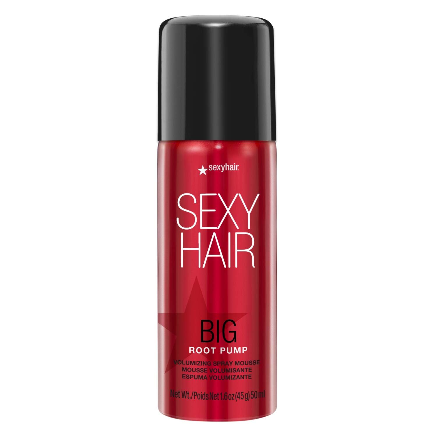 SexyHair Big Root Pump Volumizing Spray Mousse | Volume with Medium Hold | Up to 72 Hour Humidity Resistance