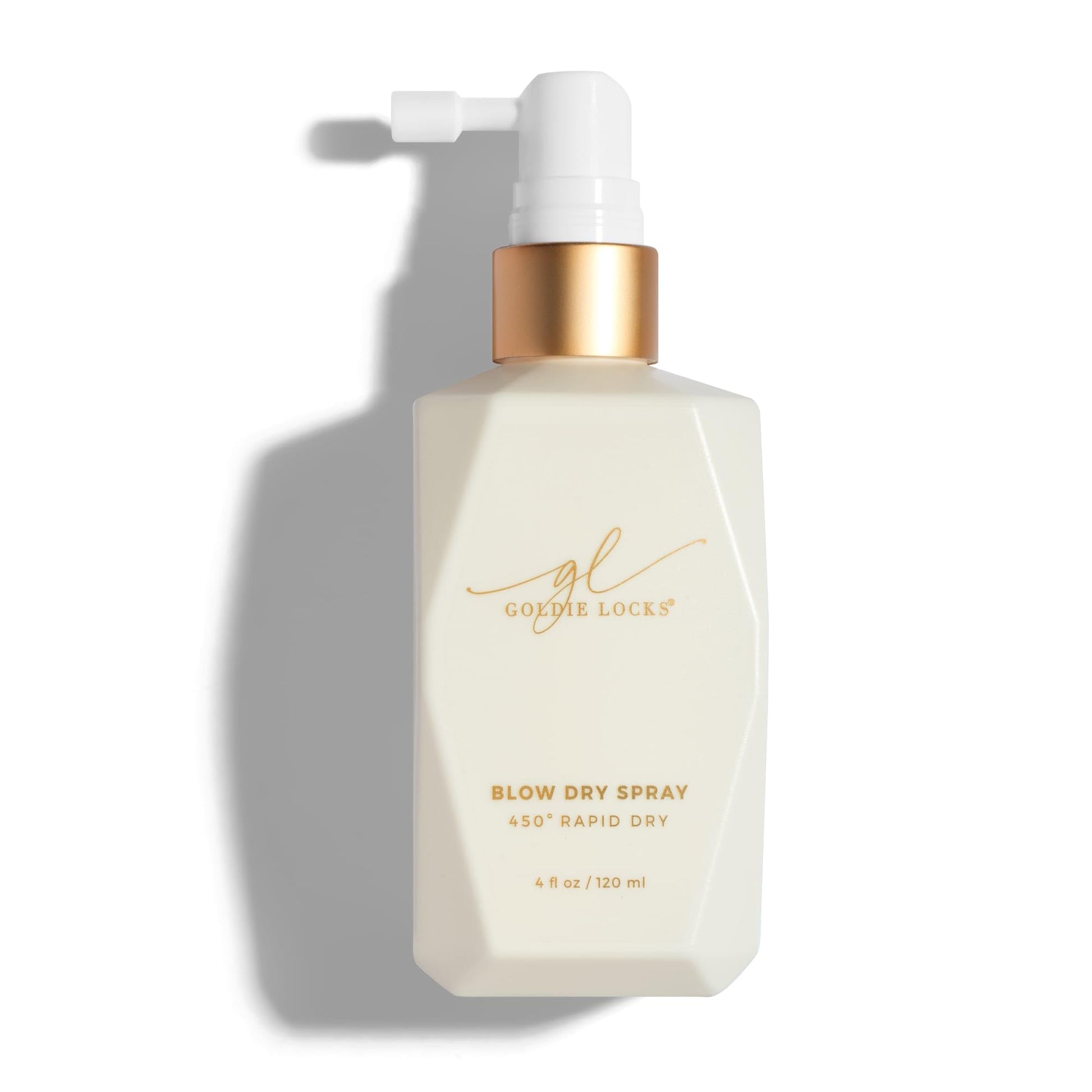 Goldie Locks Blow Dry Spray, 450¡ Style Extender for Hair & Extensions, Hydrating Blowdry Mist, Ultimate 4-in-1 Heat Styling Protection, Powered by SMP-4 Technology, Frizz Control, Adds Shine, 4 Fl Oz