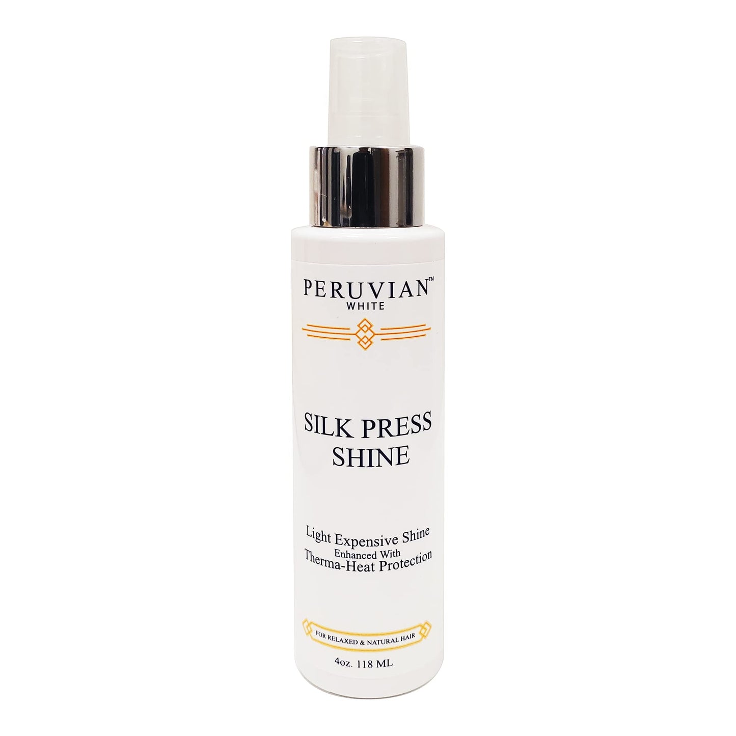 Silk Press Shine Enhanced with Therma-Heat Protection, 4 oz.