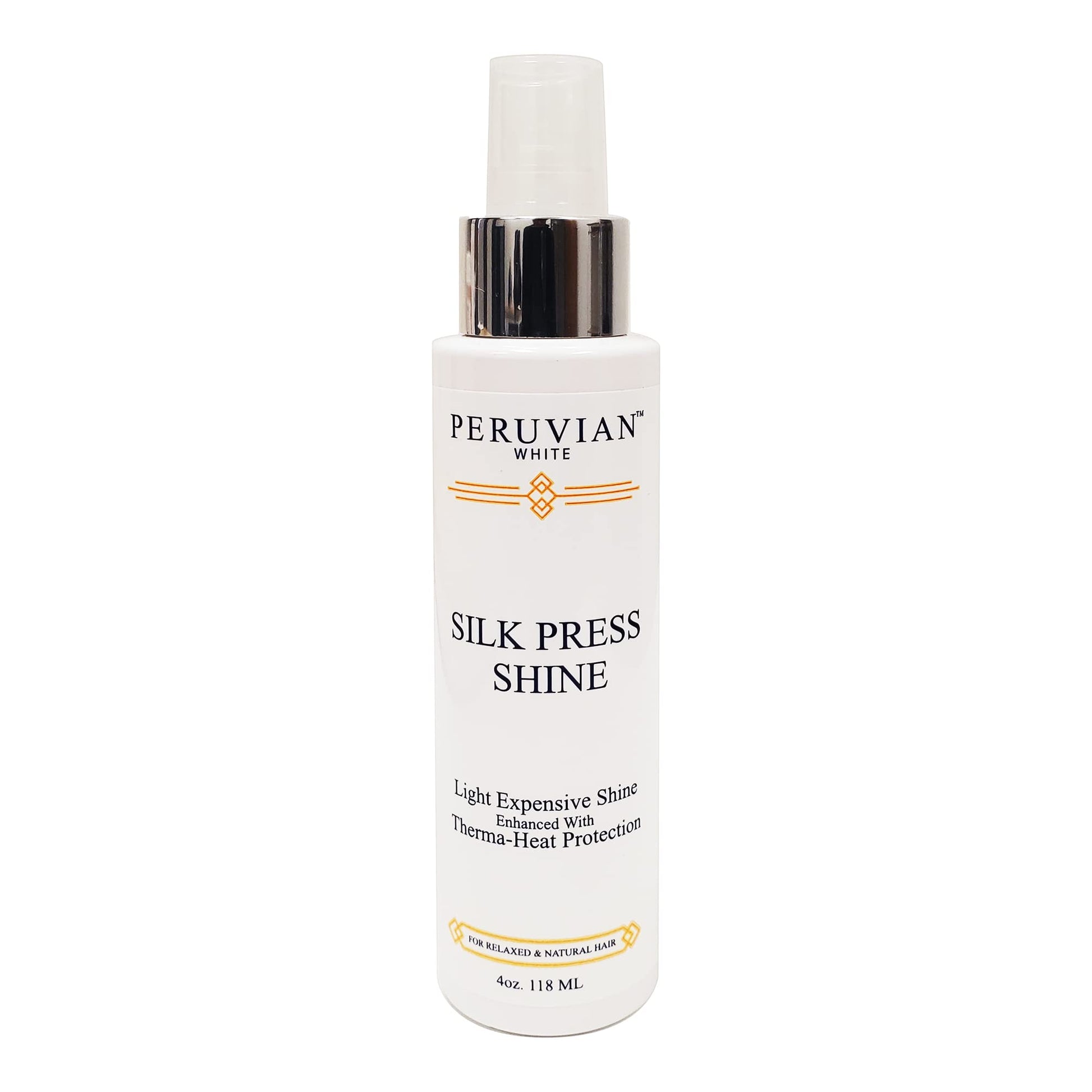 Silk Press Shine Enhanced with Therma-Heat Protection, 4 oz.