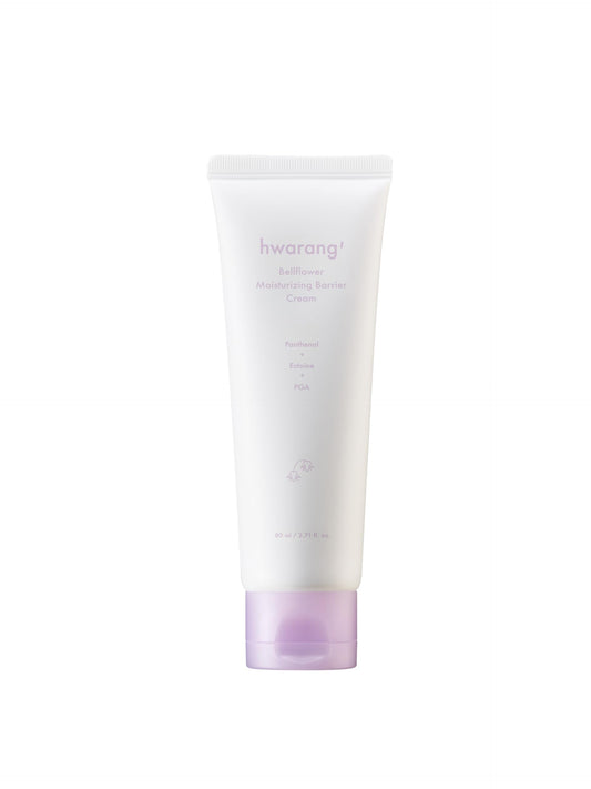Bellflower Moisturizing Barrier Cream | Daily Face Moisturizer for Dry to Combo Skin | Ceramides, Panthenol, Ectoin & Guaiazulene | Hydrating Korean Skincare | 2.7 Fl Oz