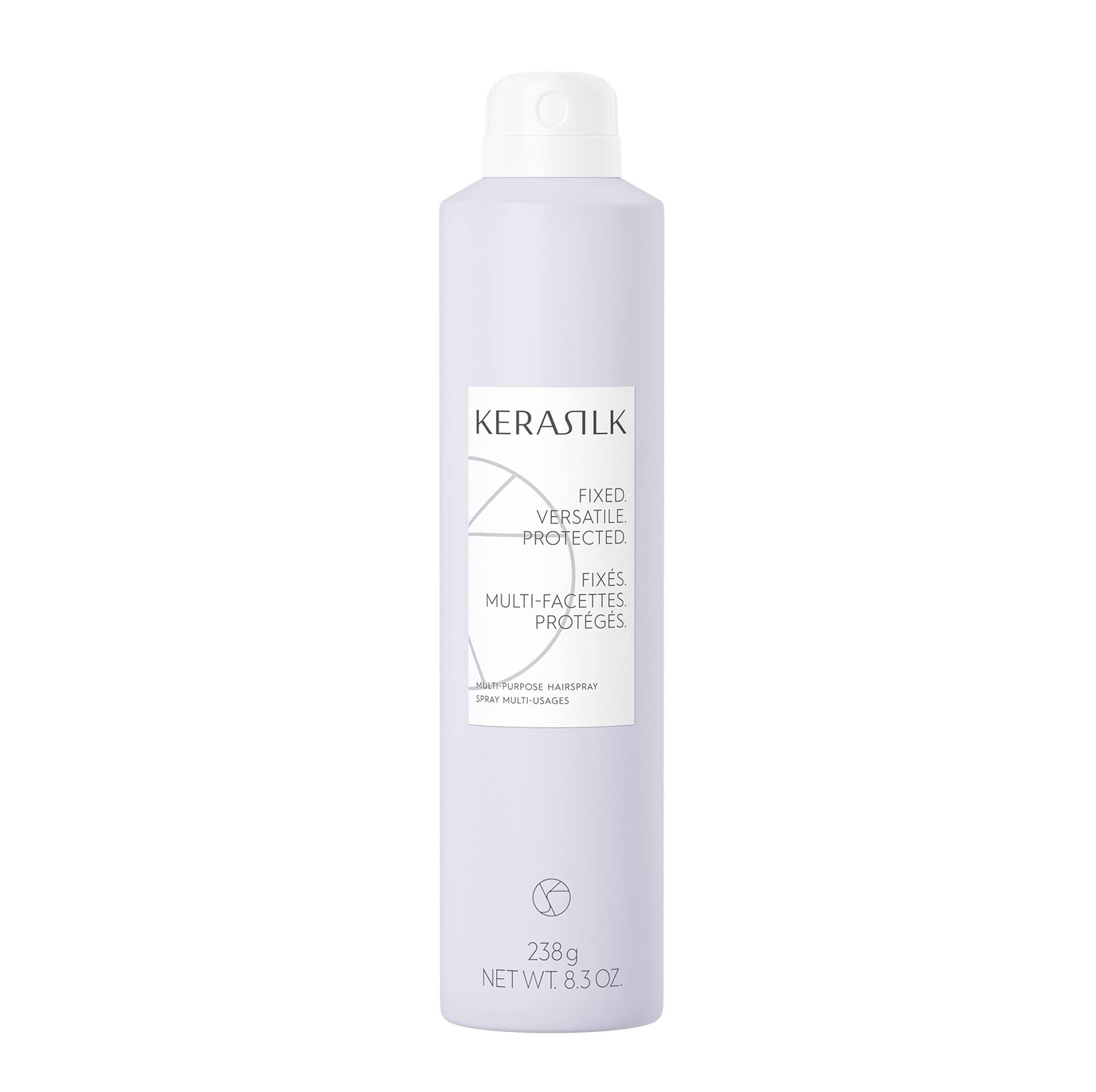 KERASILK Multi-Purpose Hairspray | Creates Long-Lasting Touchable Hold | Finishes & Locks in Hairstyles | Quick Drying | With Heat Protection & Humidity Protection