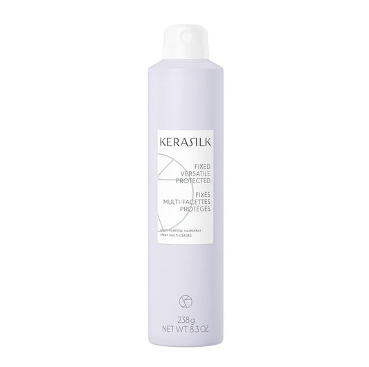 KERASILK Multi-Purpose Hairspray | Creates Long-Lasting Touchable Hold | Finishes & Locks in Hairstyles | Quick Drying | With Heat Protection & Humidity Protection