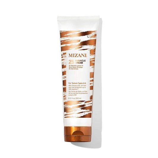 MIZANI 25 Miracle Leave-In Cream - Adds Lightweight Moisture & Touchable Softness With Coconut Oil, For Curly Hair