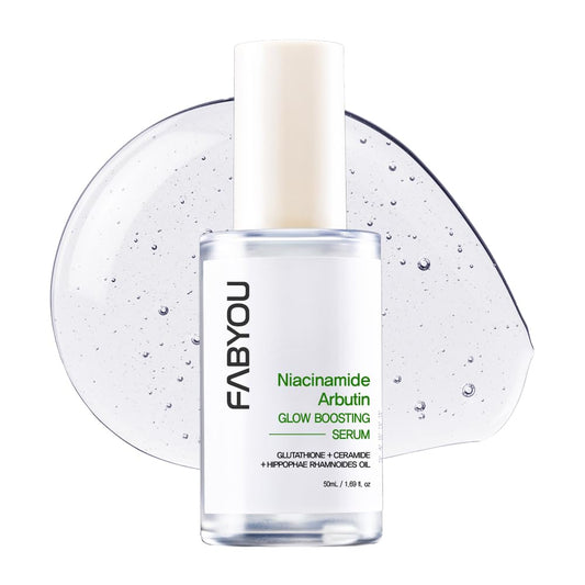 Niacinamide Arbutin Glow Boosting Serum 1.69 fl oz - Korean Skin Care for Radiant Skin, Deep Hydration & Even Tone with 10% Niacinamide & Arbutin, Daily Moisture Serum