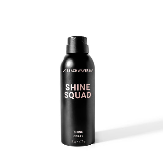 Beachwaver Shine Squad Shine Spray - Full Size (6 Oz) | Lightweight, Glossy Finishing Spray for Hair w/HiX Vegan Bond Multipliers | Post-Styling Mist - Smooth Finish & No Frizz | Bali Beach Night