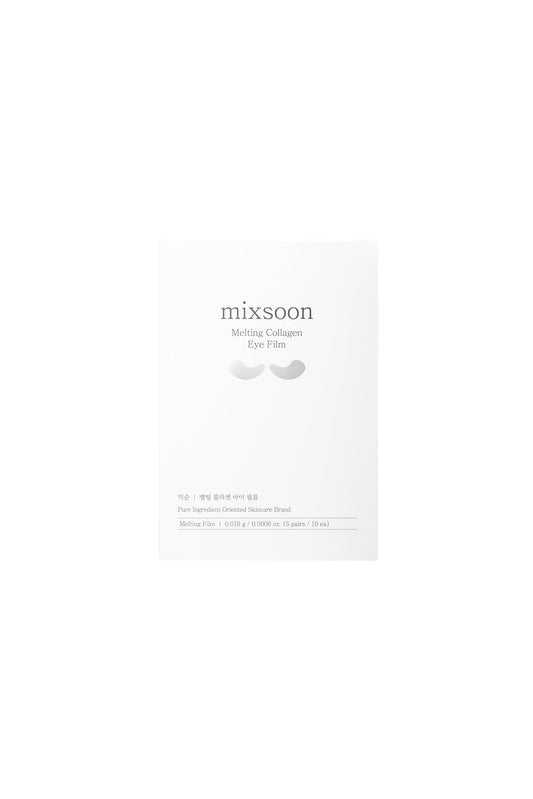 mixsoon Melting Collagen Eye Film 0.0006 oz. / 0.019g (5pairs/10ea) Hydrating for Radiance Skin with Hyaluronic Acid Korean Glass Skin Care