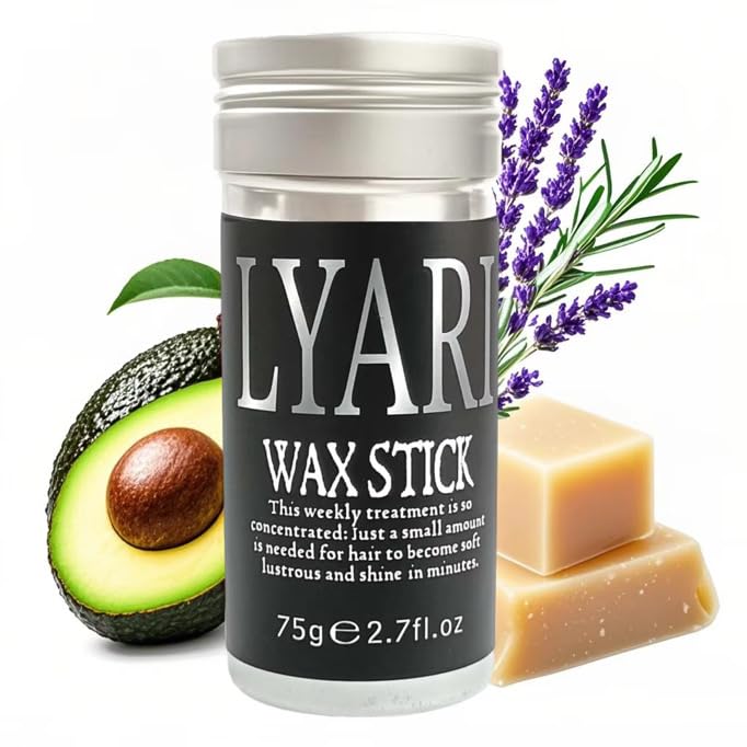 Hair Wax Stick for Flyaways, Women & Kids, Pomade Wax, Flexible Hold, 2.7 fl oz