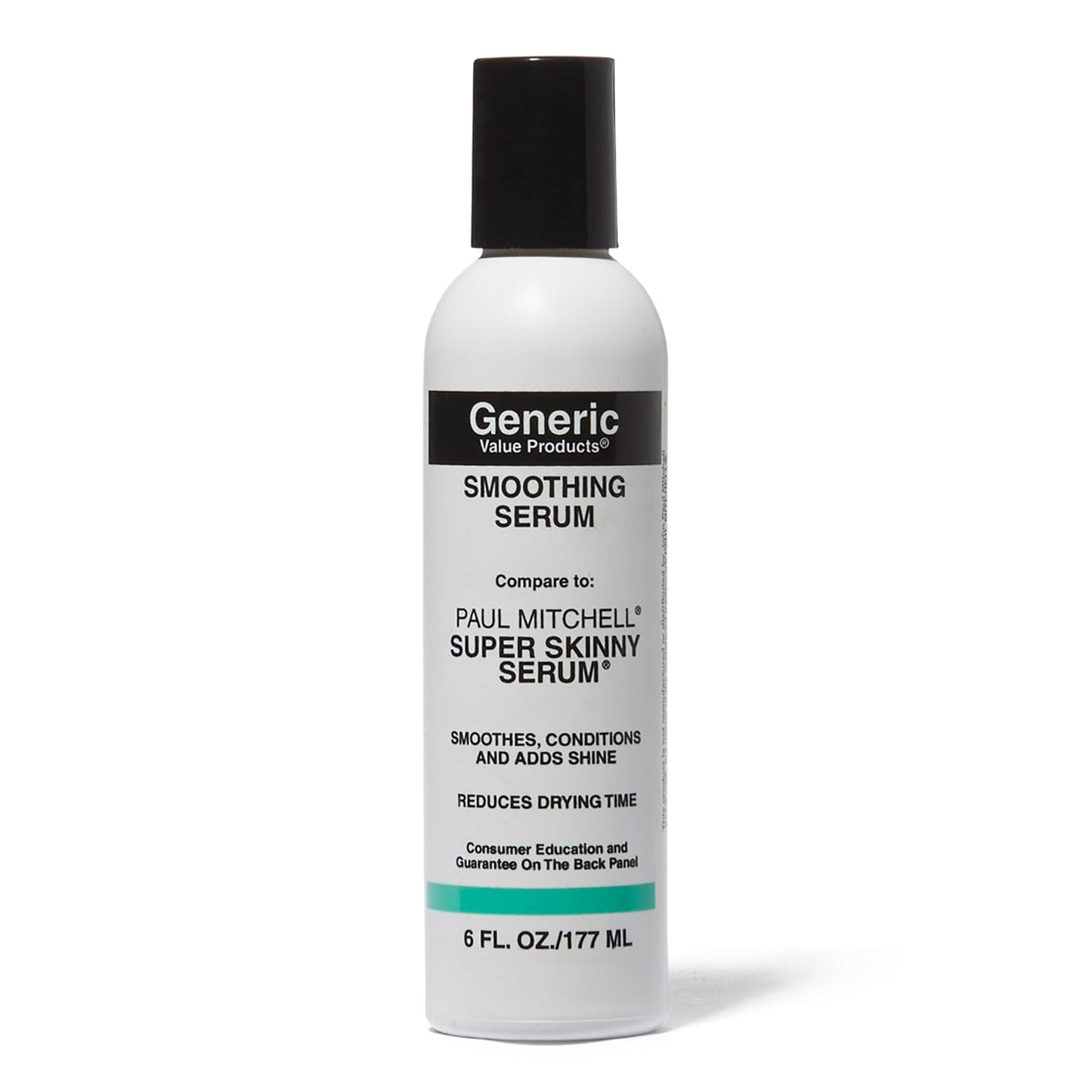 Generic Value Products Smoothing Serum, Styling Cream, AntiFrizz, Thermal Protectant, Conditioning, Wet or Dry Hair, 6 Oz