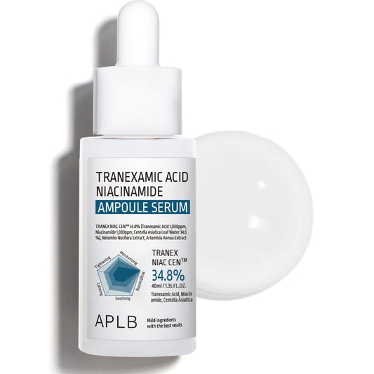 APLB Tranexamic Acid Niacinamide Ampoule Serum | TRANEX NIAC CENª 34.8% 1.35 FL.OZ/Korean Skincare, Blemish care, Dark spot, Helps with skin discoloration