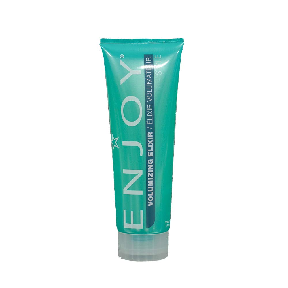 Enjoy Volumizing Elixir Lightweight Root Lifting Styler for Fine Hair Adds Body, Density & Long‑Lasting Hold Water‑Based Texturizer, Humidity Resistant 2 oz / 8.8 oz