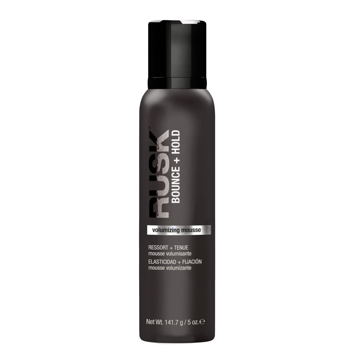 RUSK Volumizing Mousse, Bounce + Hold, Builds Long Lasting Volume, Increases Softness, Body, and Shine, 5 oz