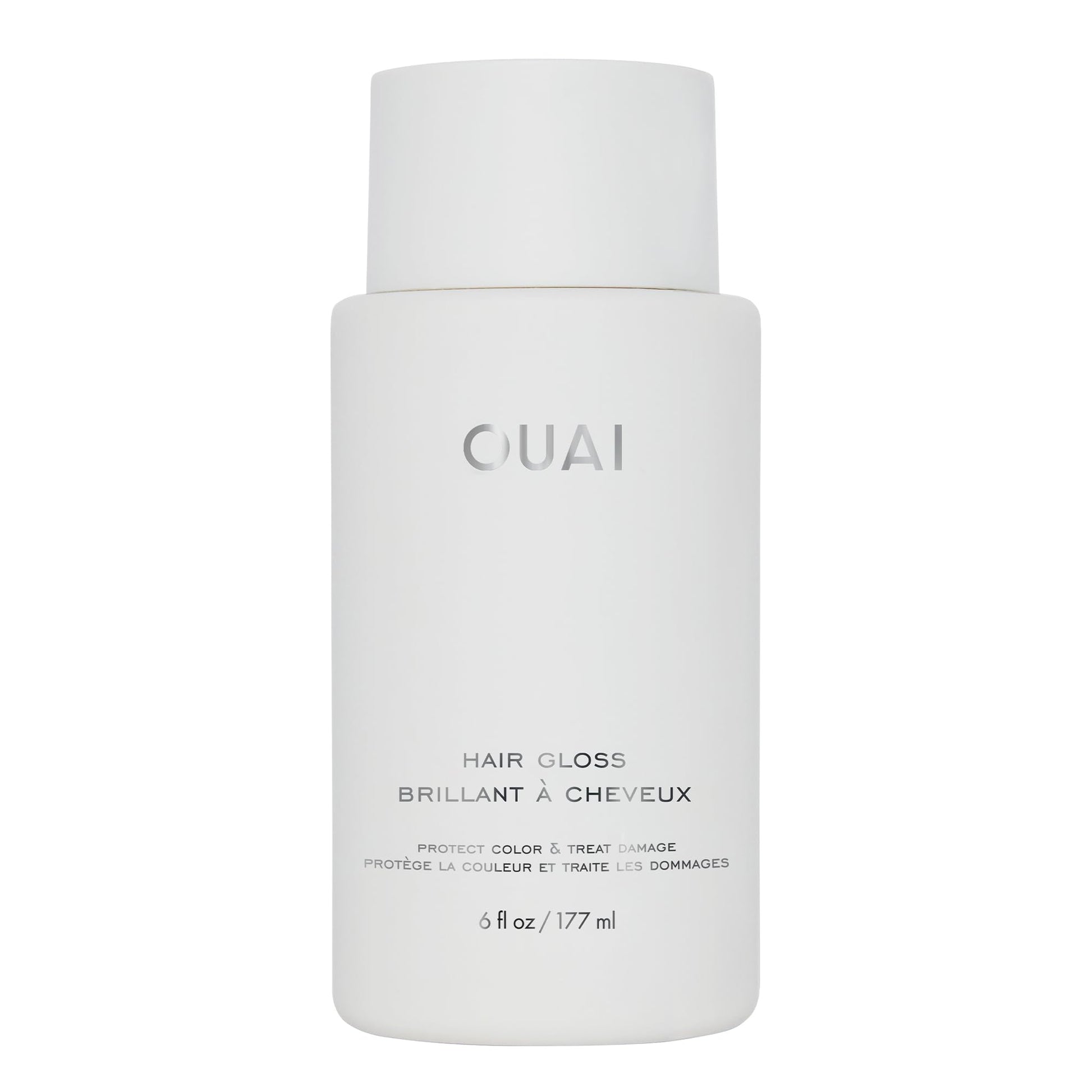 OUAI Hair Gloss - In-Shower Shiny Hair Treatment & Glaze with Frizz Control - Heat Protectant Infused with Hyaluronic Acid, Rice Water & Panthenol - Paraben, Phthalate & Sulfate Free (6 Oz)