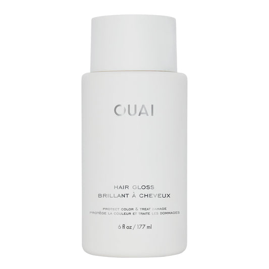 OUAI Hair Gloss - In-Shower Shiny Hair Treatment & Glaze with Frizz Control - Heat Protectant Infused with Hyaluronic Acid, Rice Water & Panthenol - Paraben, Phthalate & Sulfate Free (6 Oz)