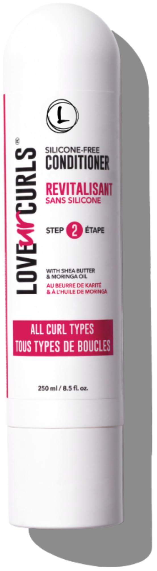 Love Ur Curls - Hydrating and Detangling Conditioner for Curly, Wavy, Kinky-Coily Hair 8.5oz (or 250ml) - Silicone Free for Moisturizing, Soft, Smooth Curls