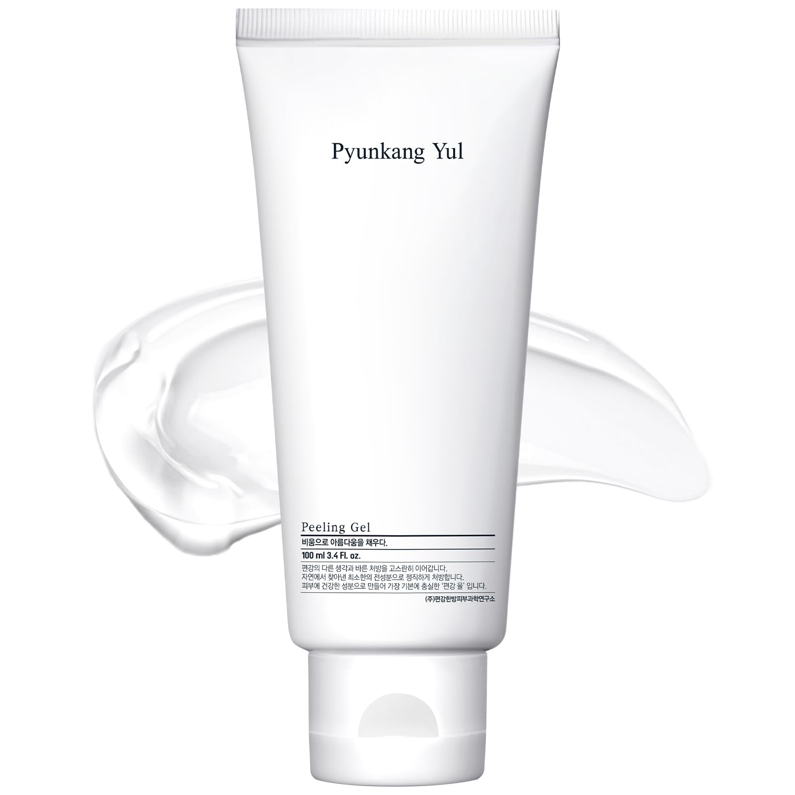 PYUNKANG YUL Peeling Gel with Immediate Visible Effect, Mild and Smooth Face Scrub with Papaya and AHA, Zero-Irritation, Korean Skincare (3.4 Fl.Oz, 100ml)