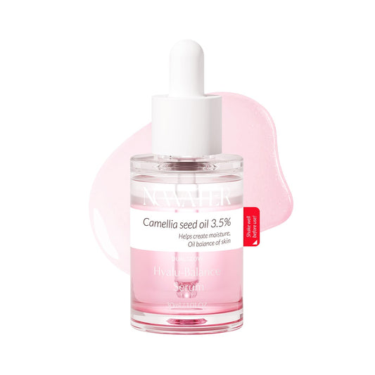 NOWATER Hyaluronic Acid Face Serum for Sensitive Skin - Niacinamide, Galactomyces Anti-Aging, Hydrating, Light-weight Fragrance-Free, Clean Korean Skin Care (1.01 fl.oz)