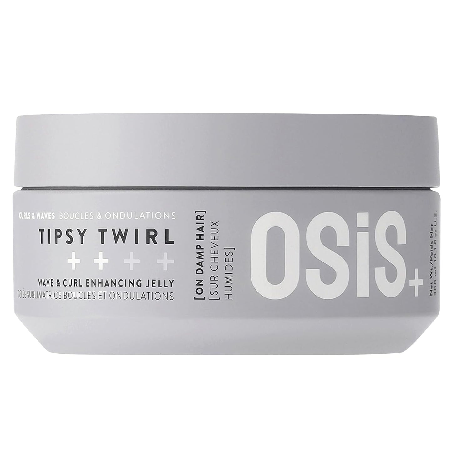 OSiS+ Tipsy Twirl Curl Definition Jelly 10.1 oz | Enhances Curl Body and Shape | Humidity Protection | Medium Hold | All Curly Types