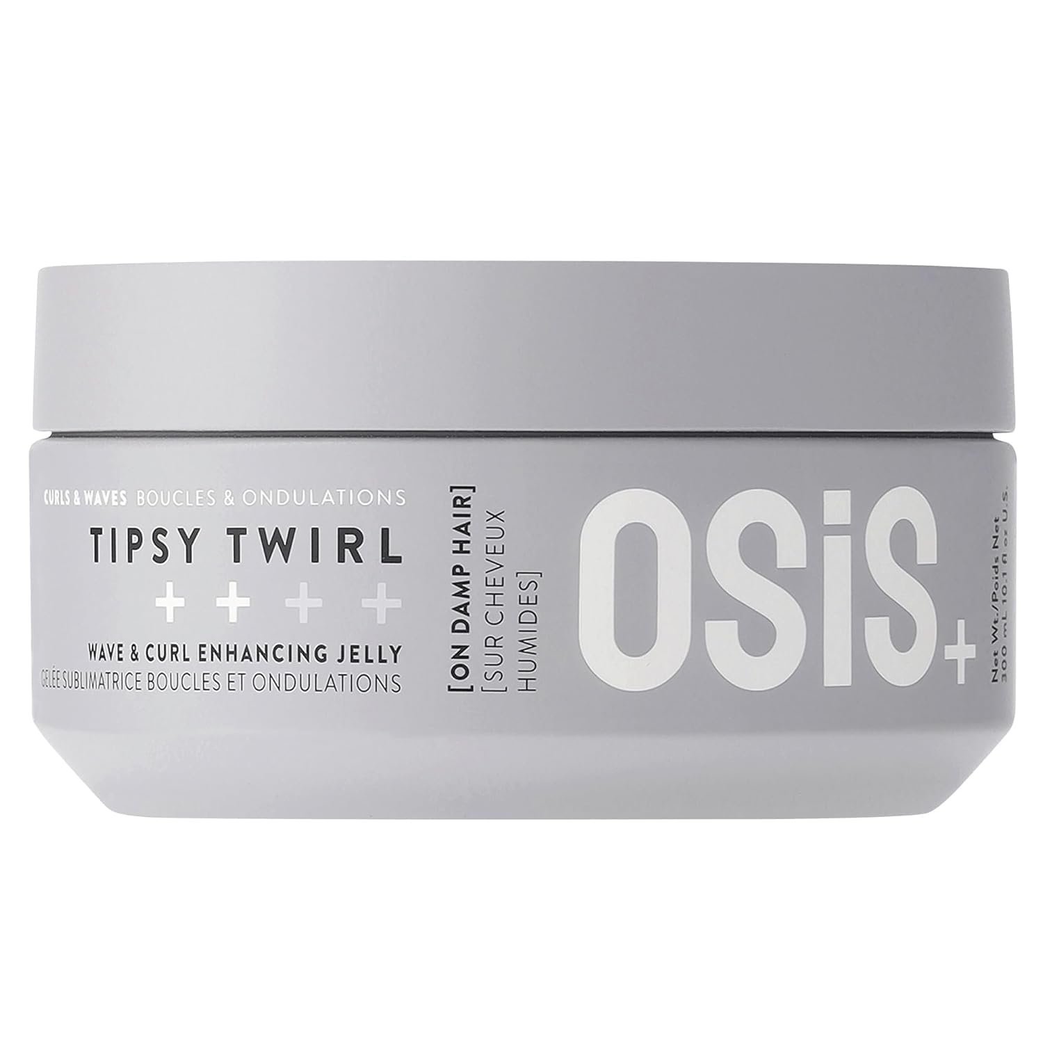 OSiS+ Tipsy Twirl Curl Definition Jelly 10.1 oz | Enhances Curl Body and Shape | Humidity Protection | Medium Hold | All Curly Types