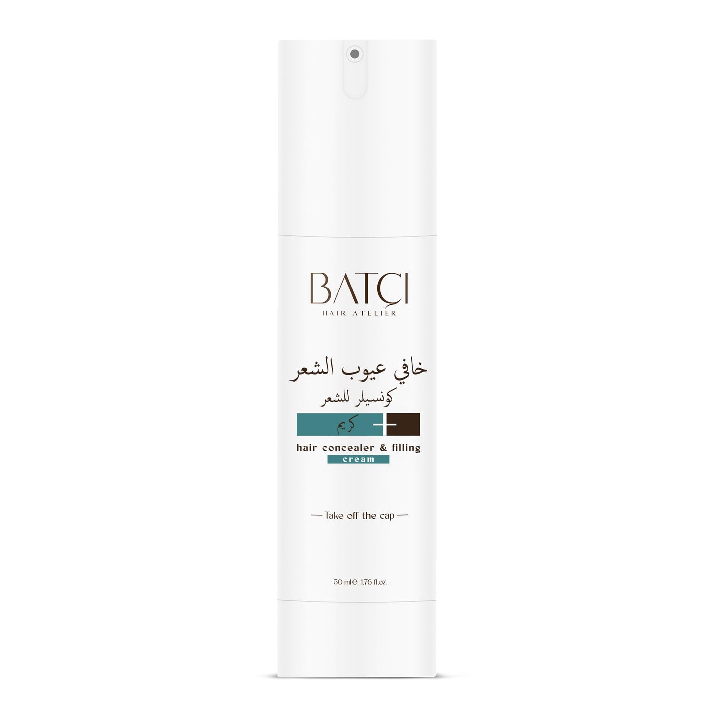BATCI Hair Concealer Cream Instant Bald Spot Coverage & Root Touch-Up Waterproof, Natural-Looking Scalp Concealer for Thinning Hair Long-Lasting, Sweat-Proof, Easy to Apply 50ml