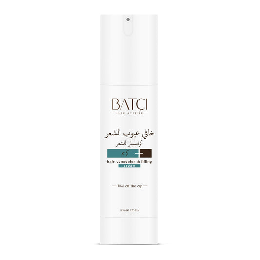 BATCI Hair Concealer Cream Instant Bald Spot Coverage & Root Touch-Up Waterproof, Natural-Looking Scalp Concealer for Thinning Hair Long-Lasting, Sweat-Proof, Easy to Apply 50ml