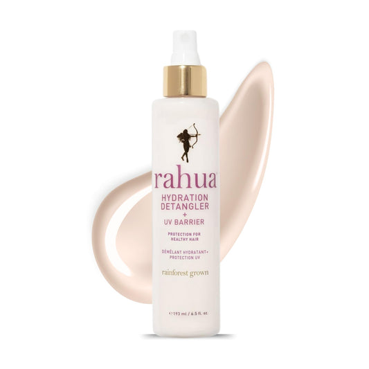 Rahua Hydration Detangler Spray + UV Barrier, 6.5 Fl Oz, Detangling Leave in Hair Care Softens Hair, Smooths Frizz, Supports Breakage & Damage, Conditioning for Brushable Shiny Hair, All Hair Types