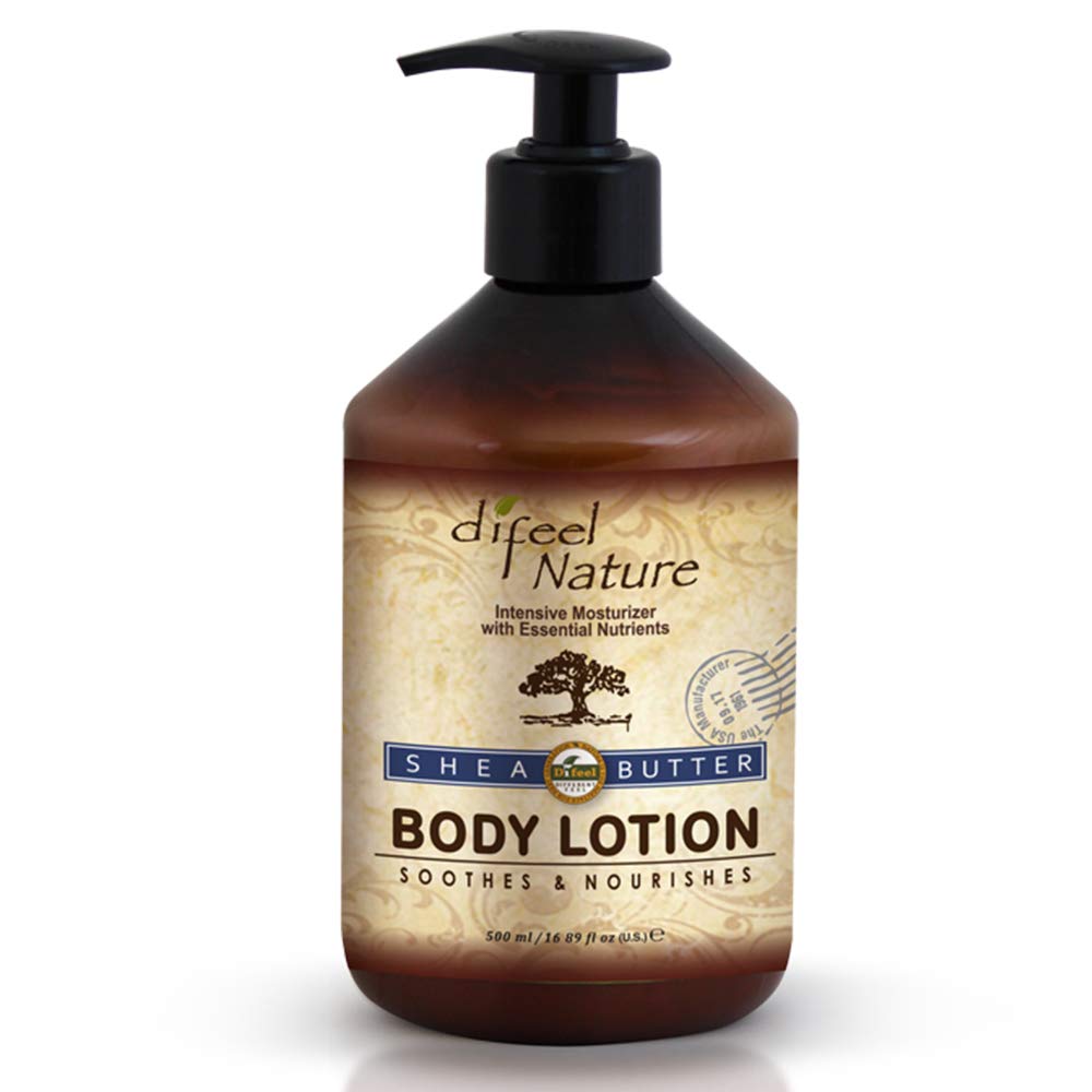 Difeel Nature Moisturizing Body &amp; Hand Lotion - Shea Butter 16.9 ounce