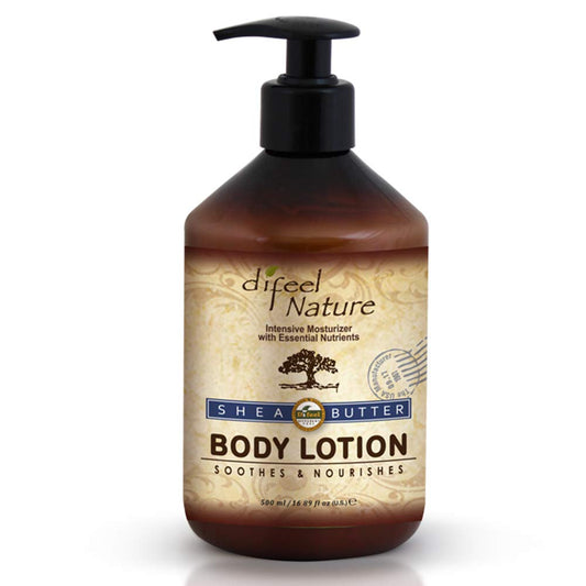 Difeel Nature Moisturizing Body &amp; Hand Lotion - Shea Butter 16.9 ounce
