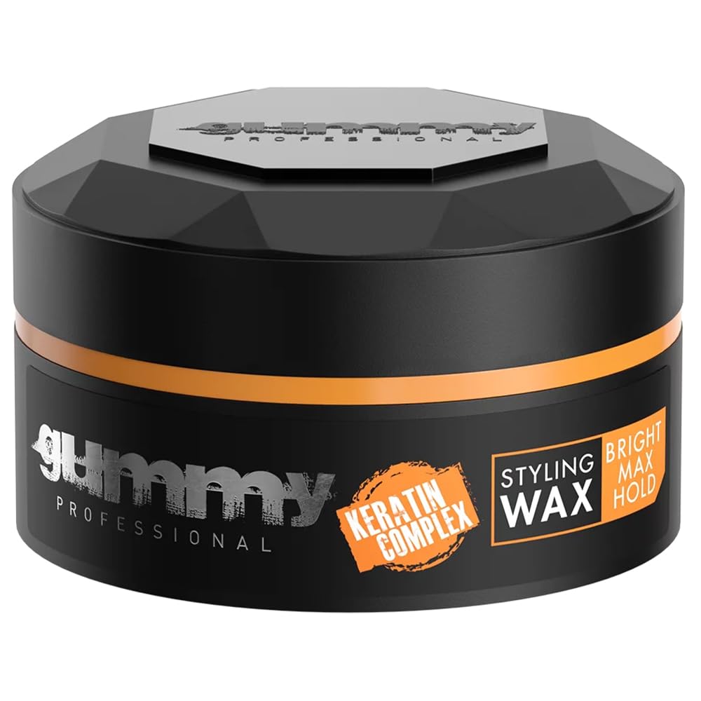 Gummy Bright Max Hold Hair Styling Wax 5.07 fl.oz - Keratin Complex, 150 ml