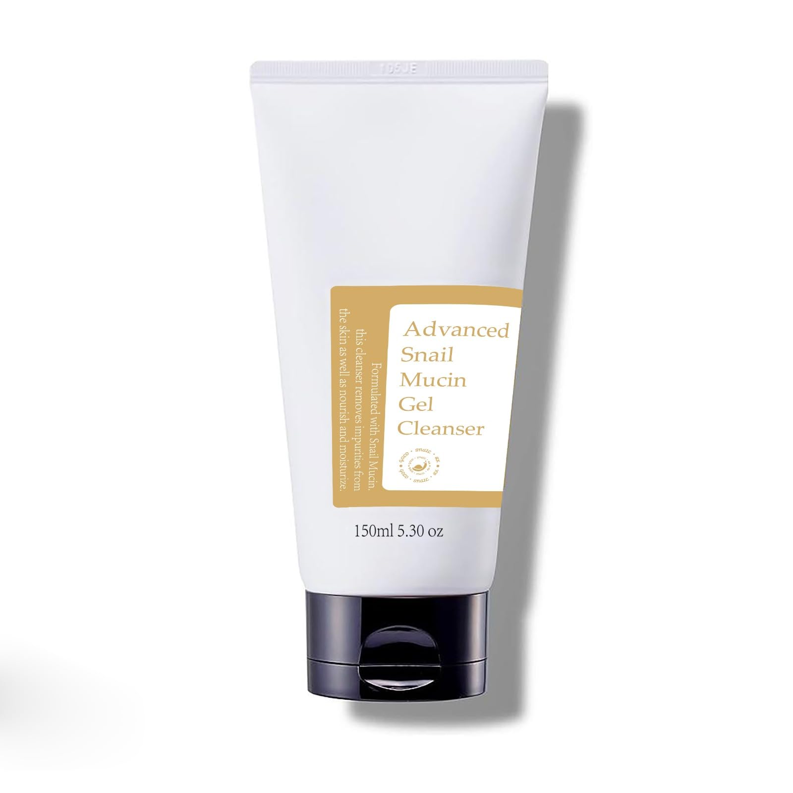 Advanced Snail Mucin Gel Cleanser, 5.07 Fl oz/150 ml Rich Daily Deep Cleansing for Dry & Sensative Skin Luxury Korean Skincare Not Tested on Animals No Parabens