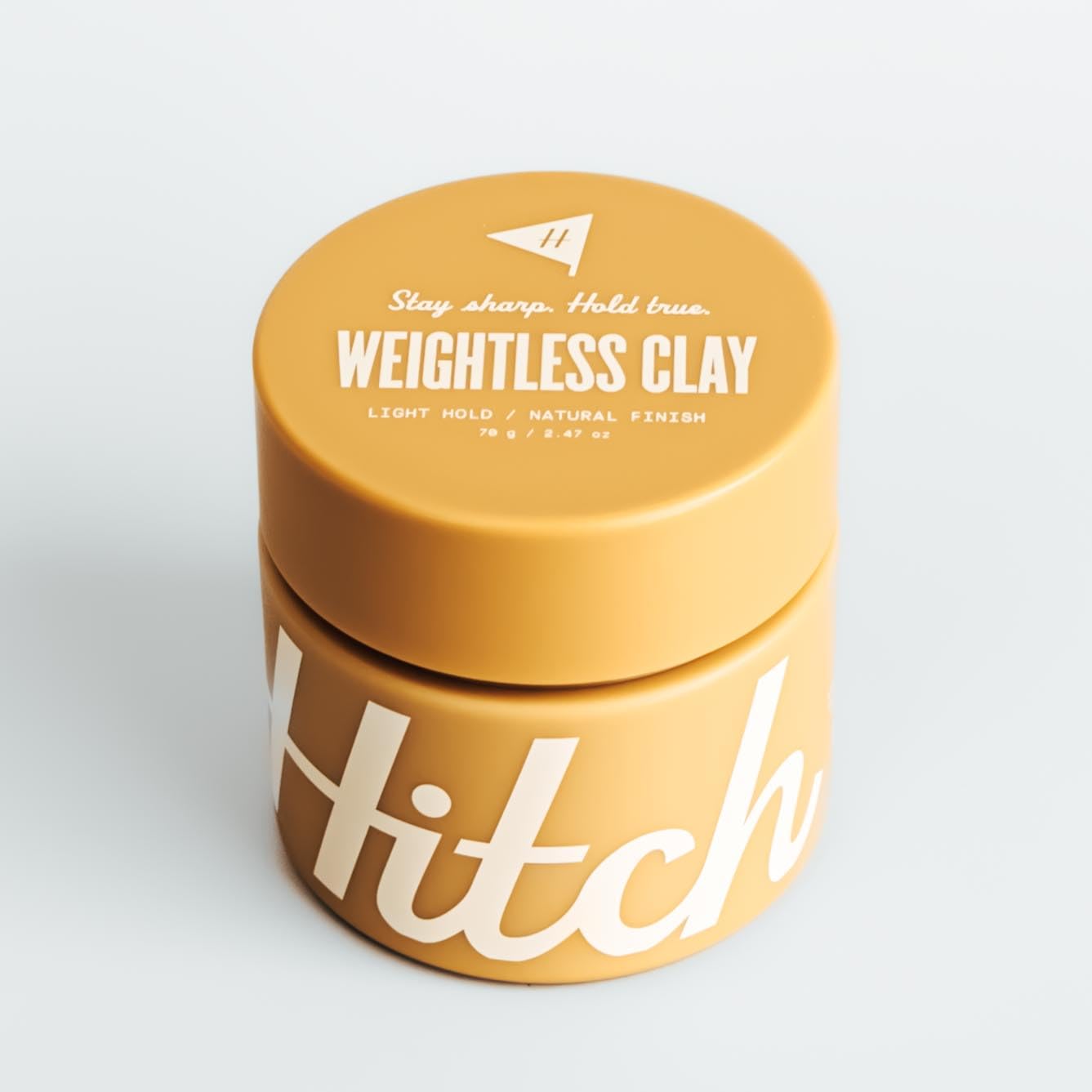 Hitch Weightless Clay Light Hold Natural Finish Hair Clay Pomade for Men