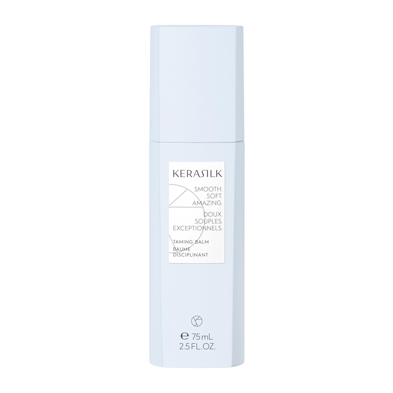 KERASILK Taming Balm | Nourishes & Hydrates Strands | Instantly Smooths & Softens Hair | With Heat Protection | For Coarse, Frizzy & Unruly Hair